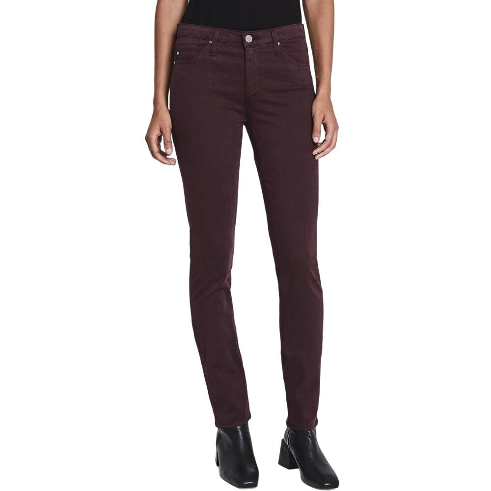 AG Adriano Goldschmied The Prima Cigarette Leg Pants Size 28R EUC Purple